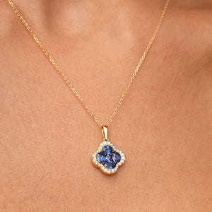 Sapphire Palace Diamond Necklace | 18ct Gold