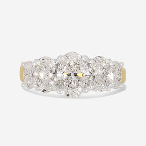SARA 2.50ct | Oval Lab Grown Diamond Ring in 18ct Gold