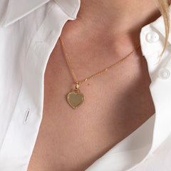 Sardinia Heart Necklace | 18ct Gold - Necklace