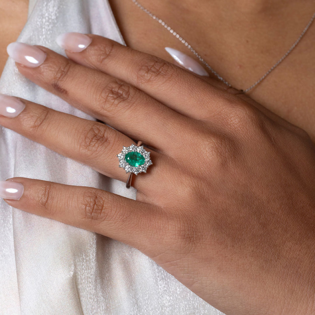 SAVOY | Emerald Diamond Ring - Rings