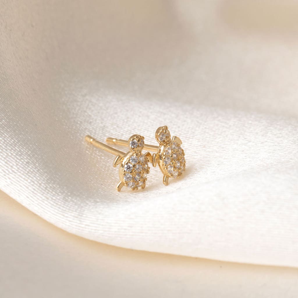 Sea Turtles Earrings | 9ct Gold - Earrings