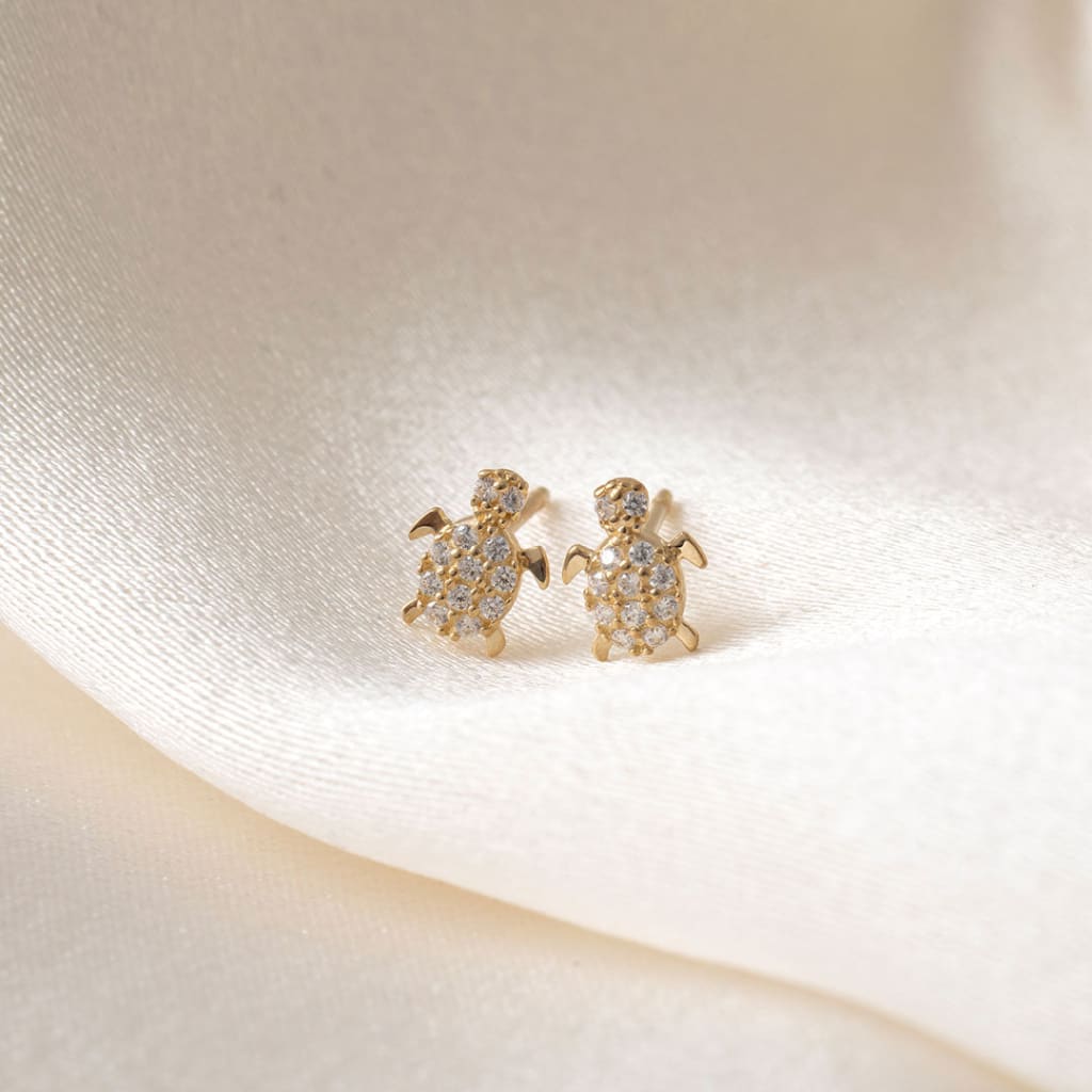 Sea Turtles Earrings | 9ct Gold - Earrings