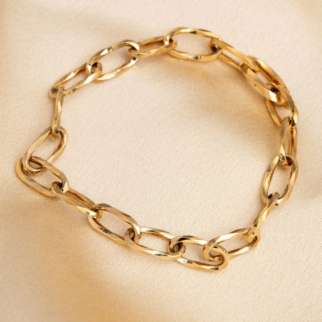 Seamless Chain Bracelet | 9ct Gold 