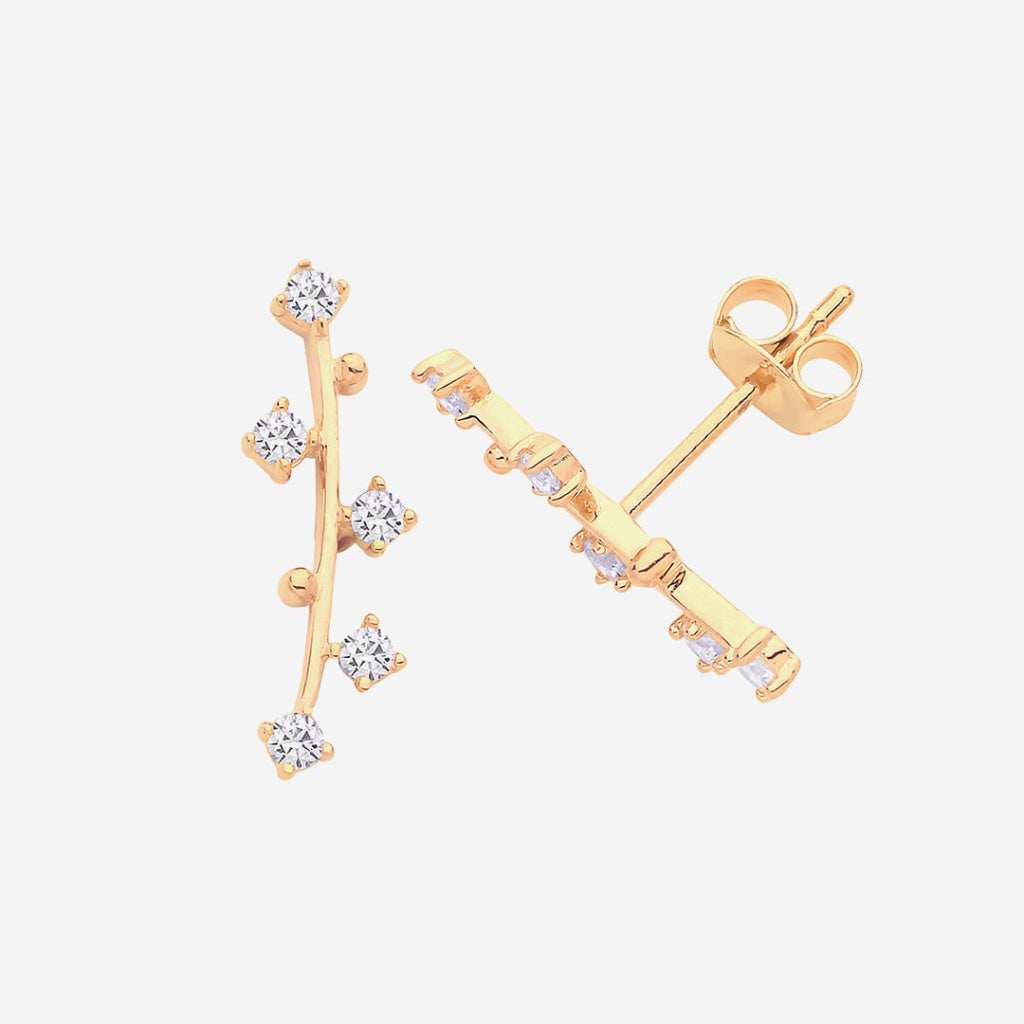 Sequence Crawlers | 9ct Gold - Earrings