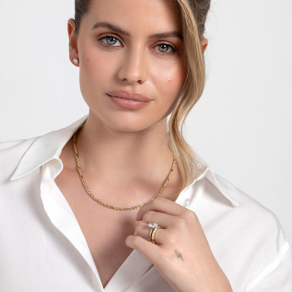 Serene Strands | 9ct Gold Fancy Link Chain