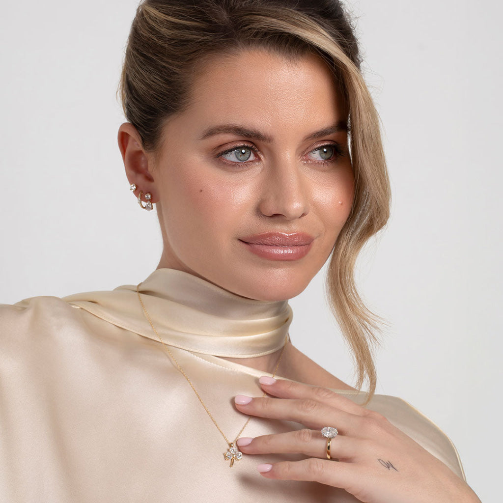 SHAMRÓG - 1.50ct | Lab Grown Diamond Necklace in 18ct Gold