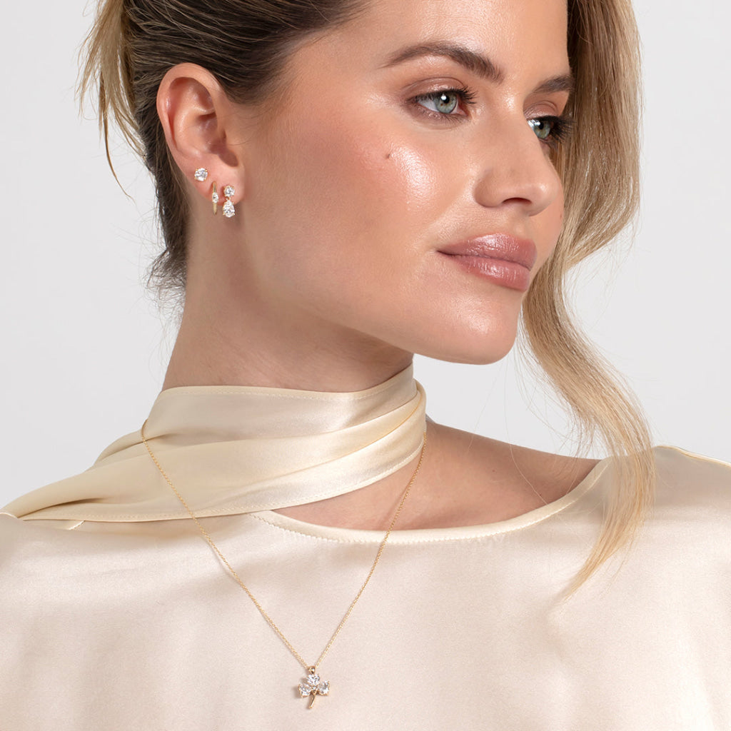 SHAMRÓG - 1.50ct | Lab Grown Diamond Necklace in 18ct Gold