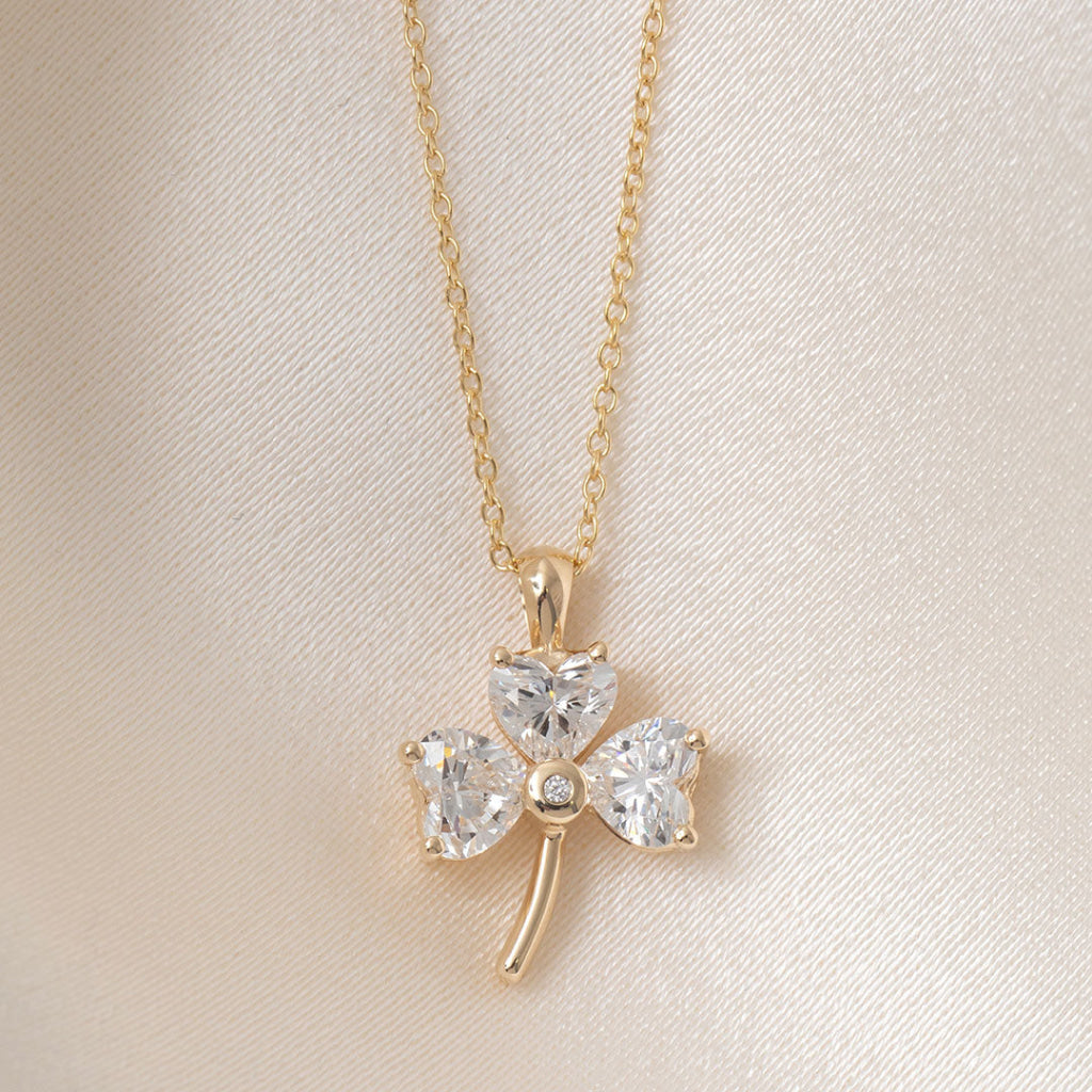 Shamróg | 18ct Gold Lab Diamond Necklace 1.50ct - Necklace