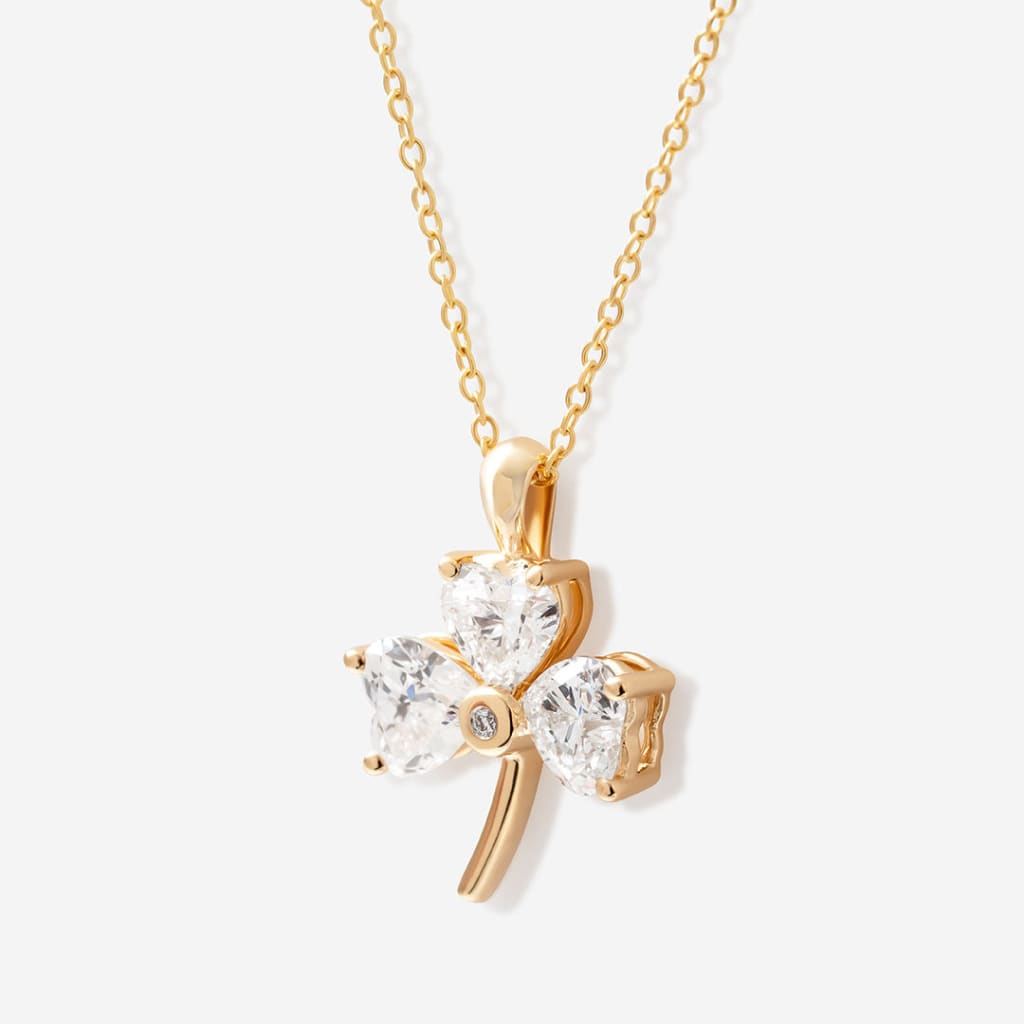 Shamróg | 18ct Gold Lab Diamond Necklace 1.50ct - Necklace