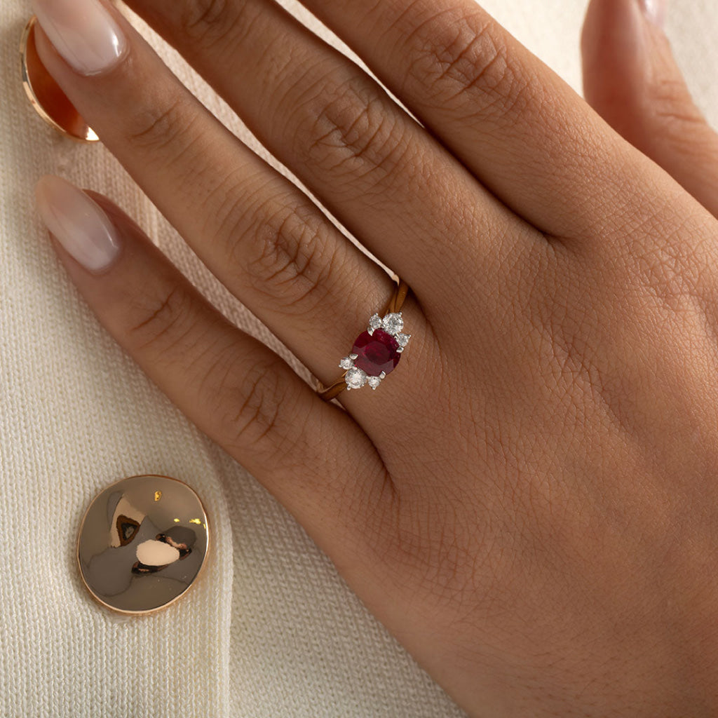 SHANNON | Ruby Diamond Ring - Rings