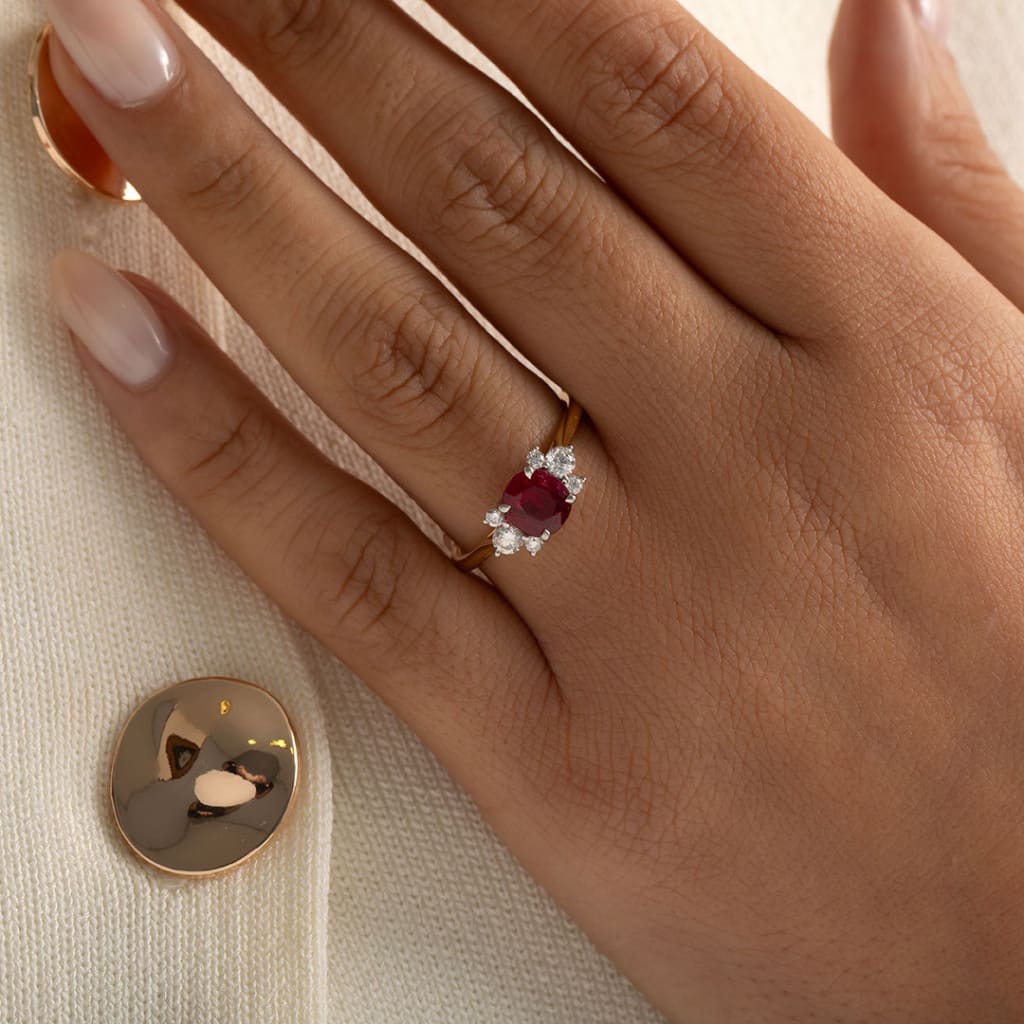 SHANNON | Ruby Diamond Ring