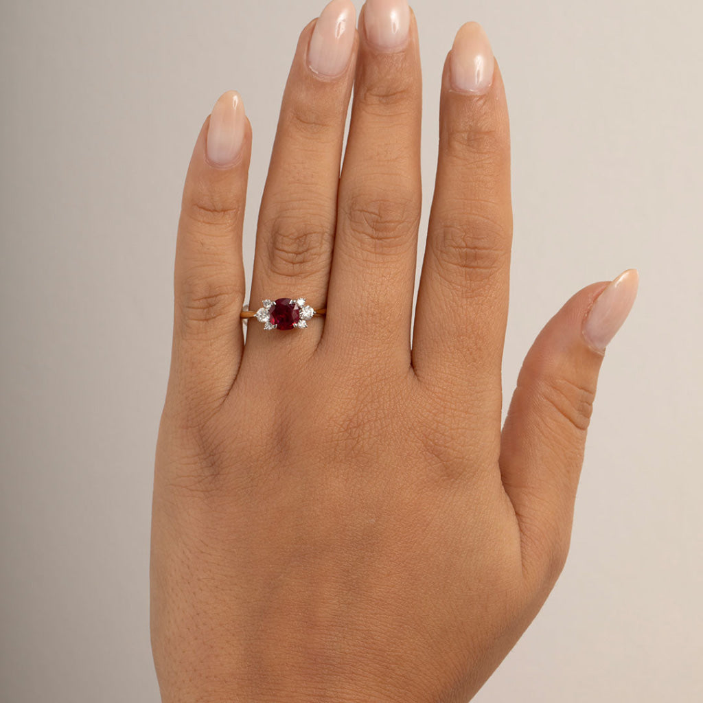 SHANNON | Ruby Diamond Ring - Rings