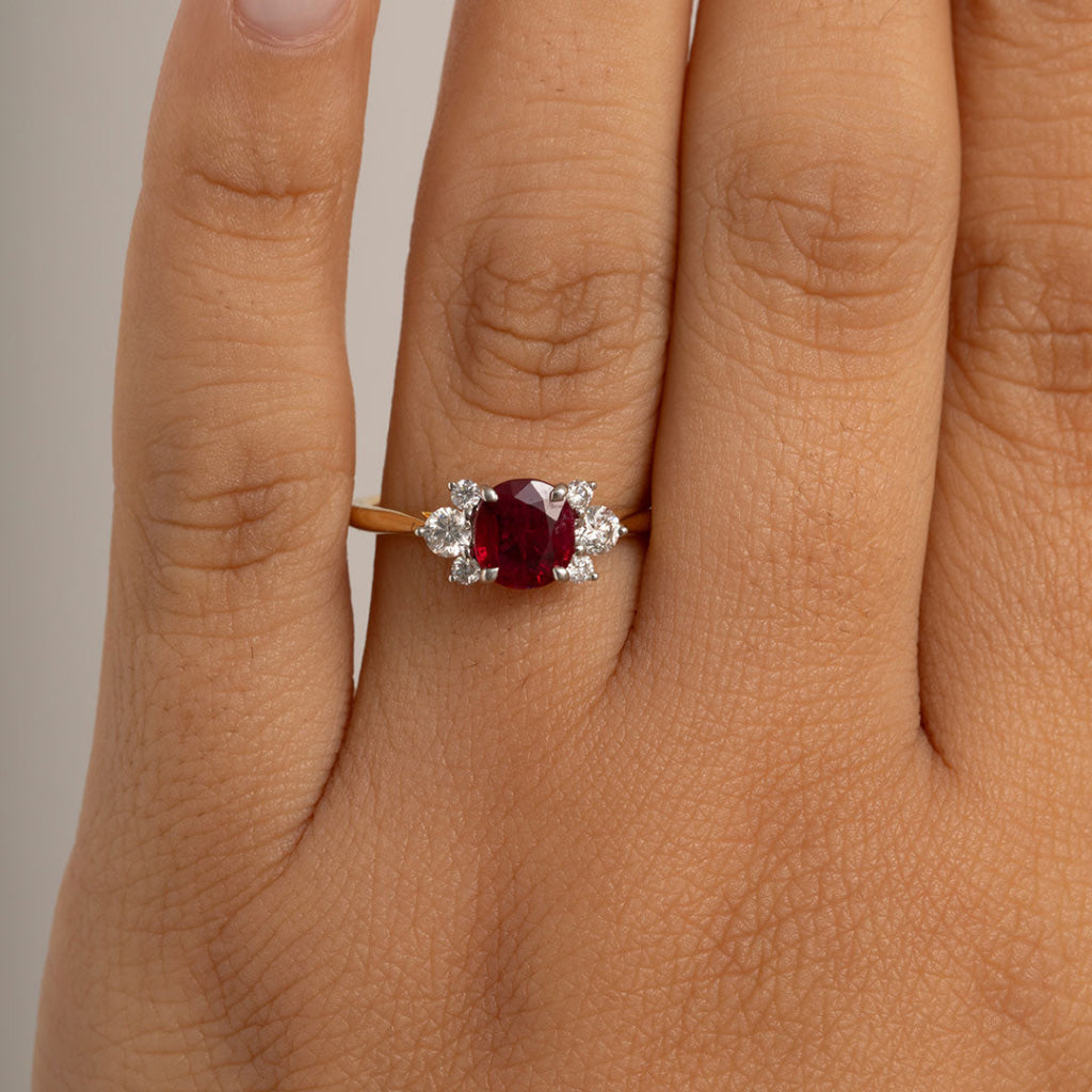 SHANNON | Ruby Diamond Ring - Rings