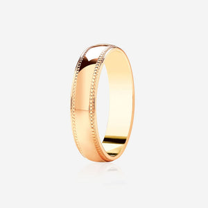 SHERLOCK 5mm | Men's Wedding Ring in 9ct Gold