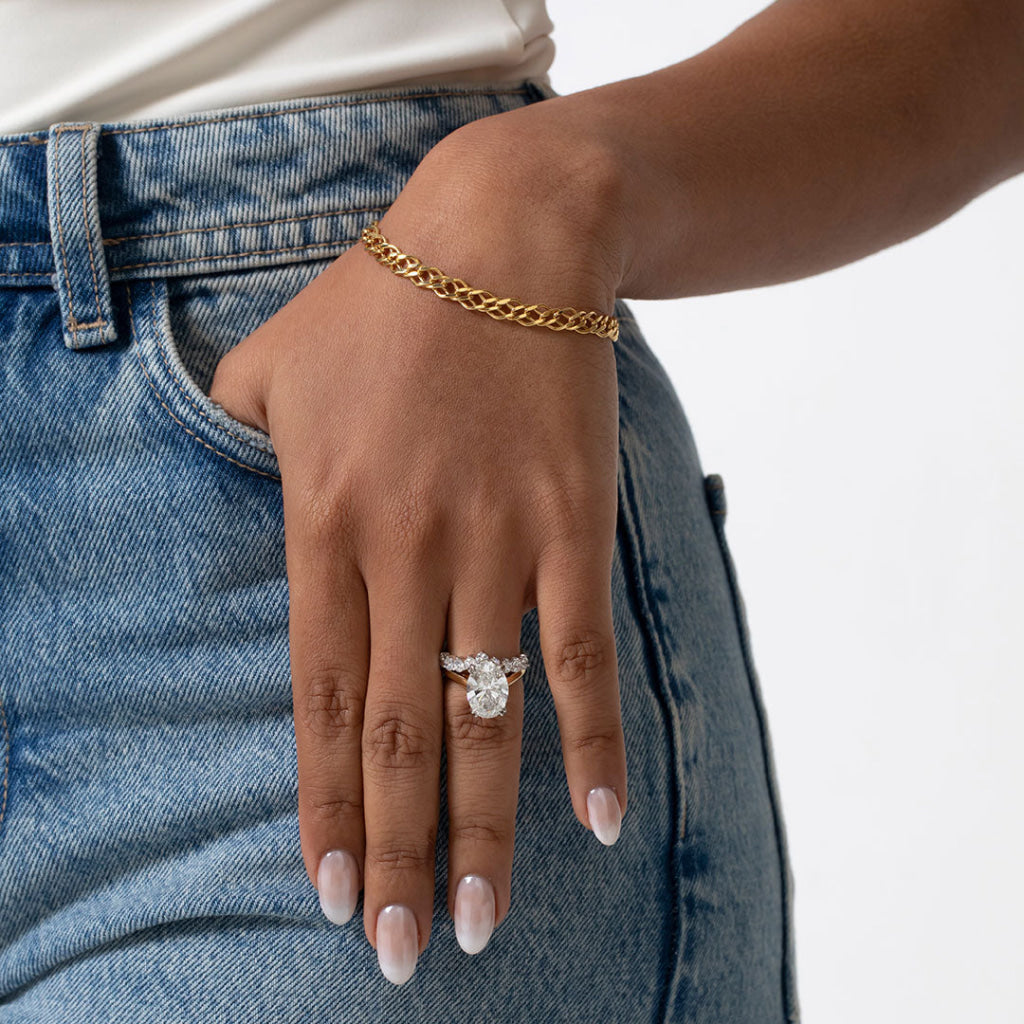 SICILY 5ct | Oval Solitaire Lab Grown Diamond Engagement