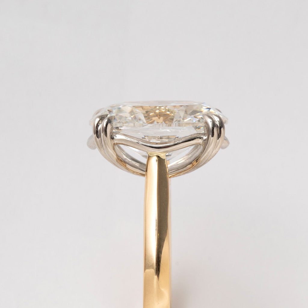 SICILY | Oval Cut Solitaire Lab Diamond Set in 18ct Gold