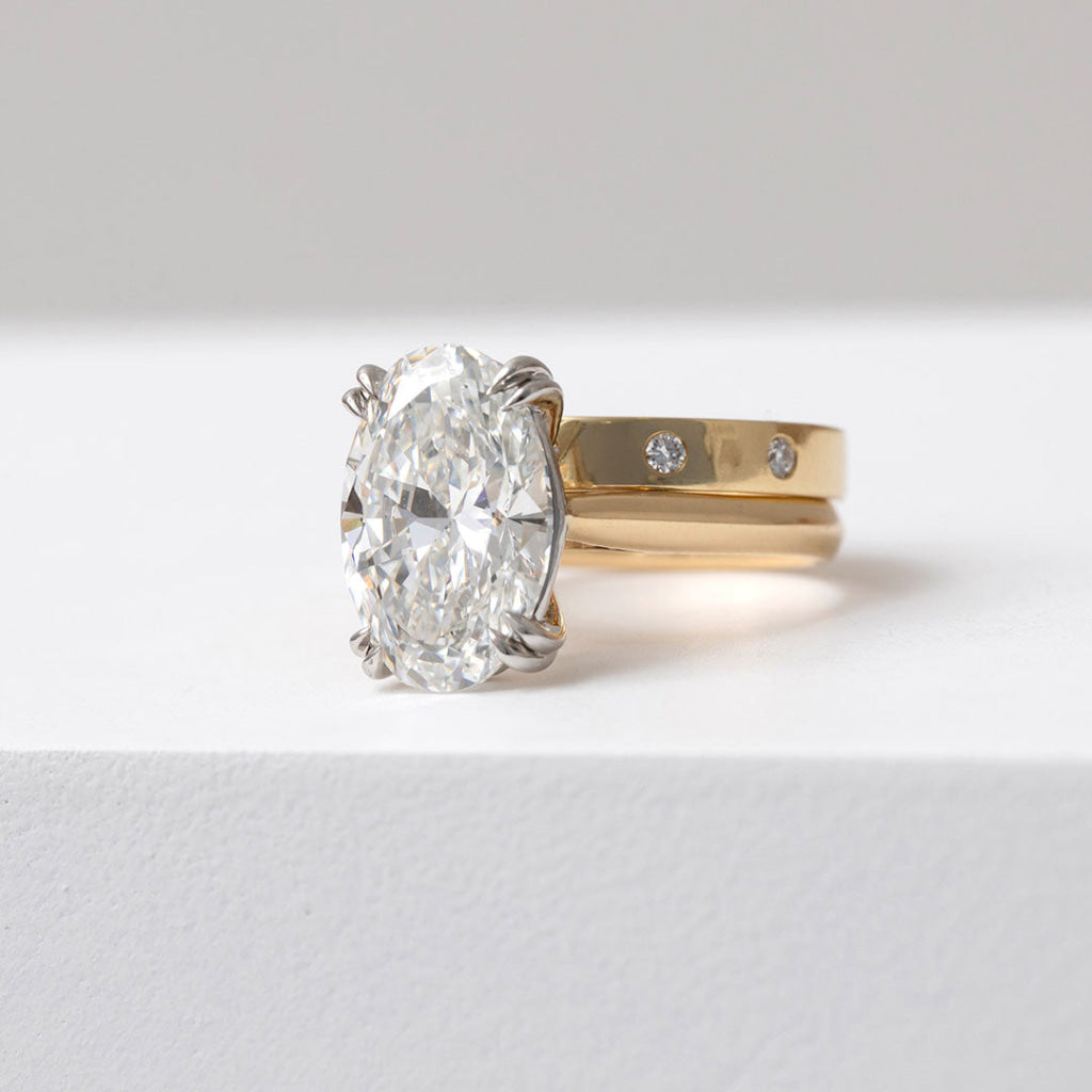 SICILY 5ct | Oval Solitaire Lab Grown Diamond Engagement