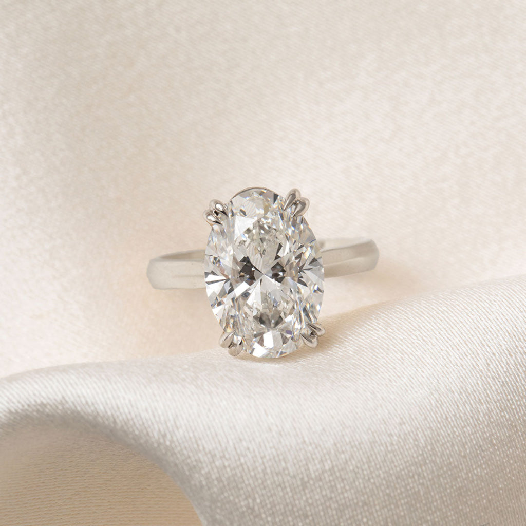 SICILY 5ct | Oval Solitaire Lab Grown Diamond Engagement