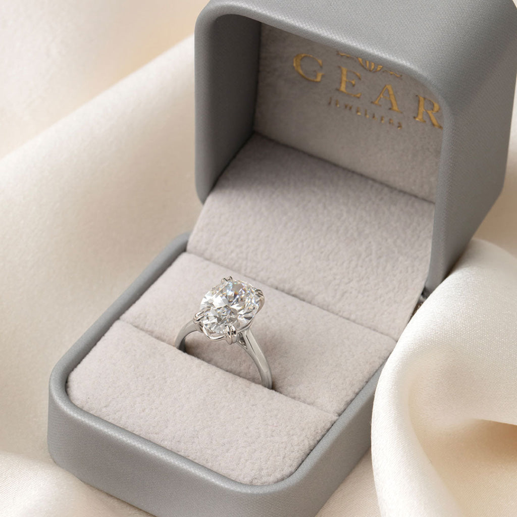 SICILY 5ct | Oval Solitaire Lab Grown Diamond Engagement