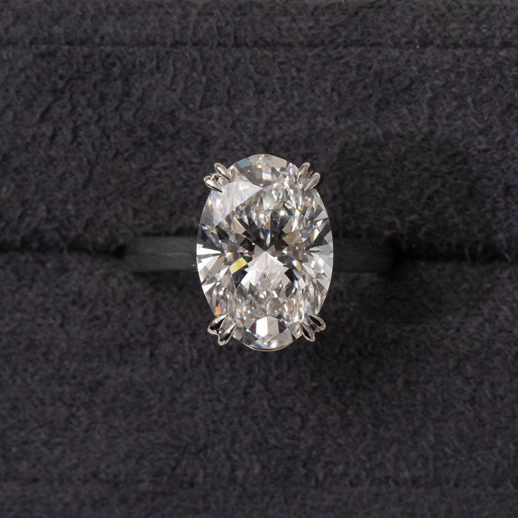 SICILY 5ct | Oval Solitaire Lab Grown Diamond Engagement