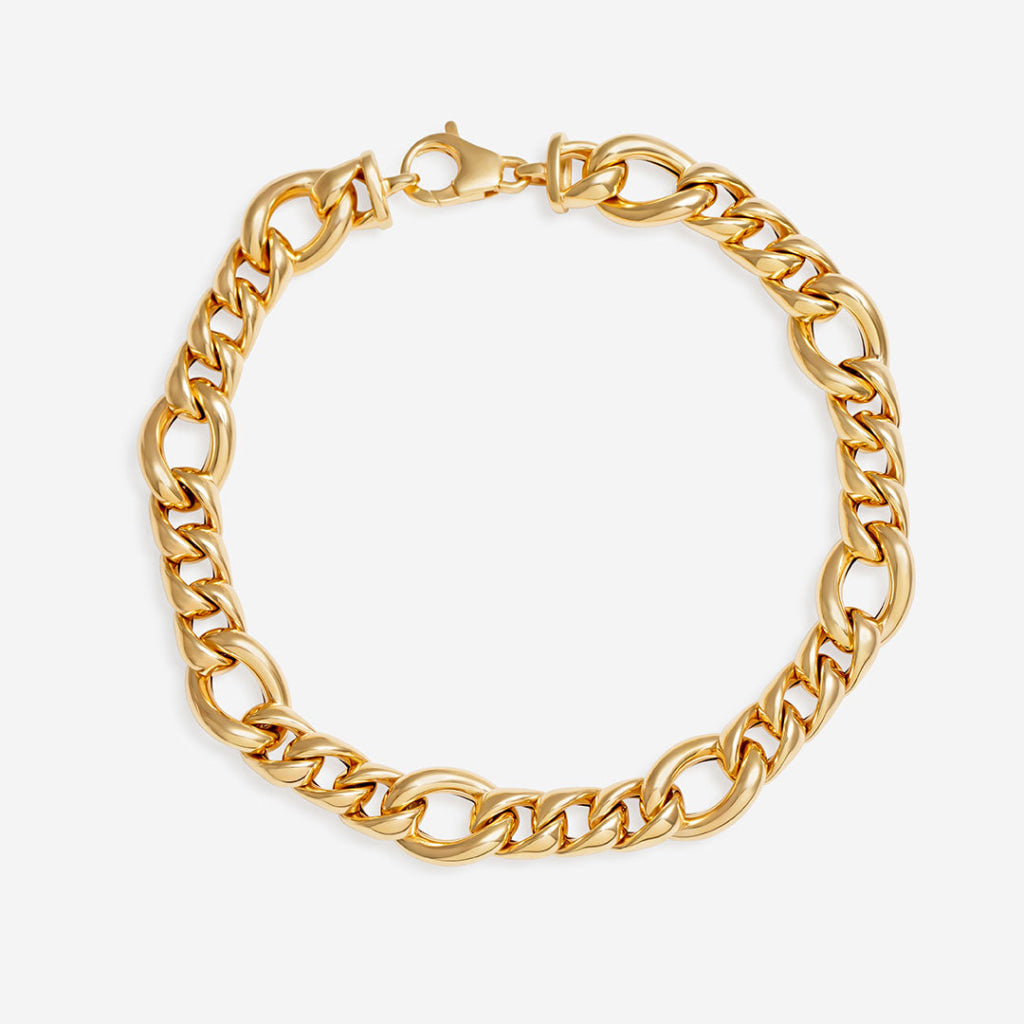 Siena | 9ct Gold Fancy Link Bracelet