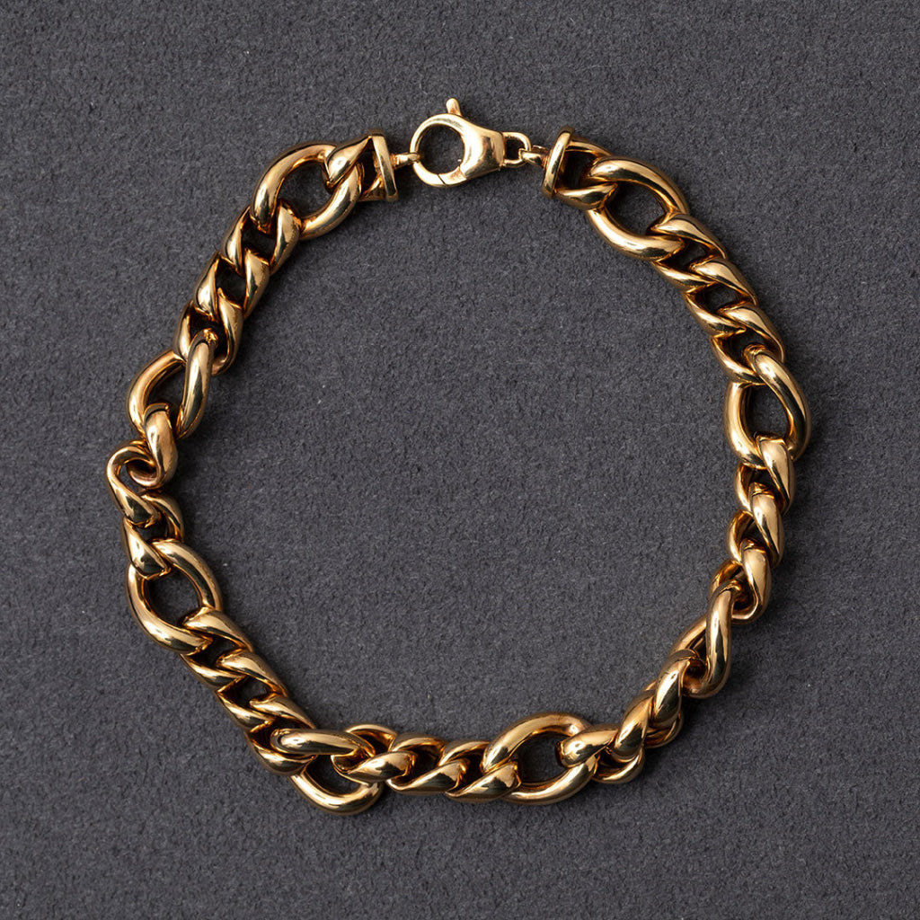 Siena | 9ct Gold Fancy Link Bracelet - Necklace