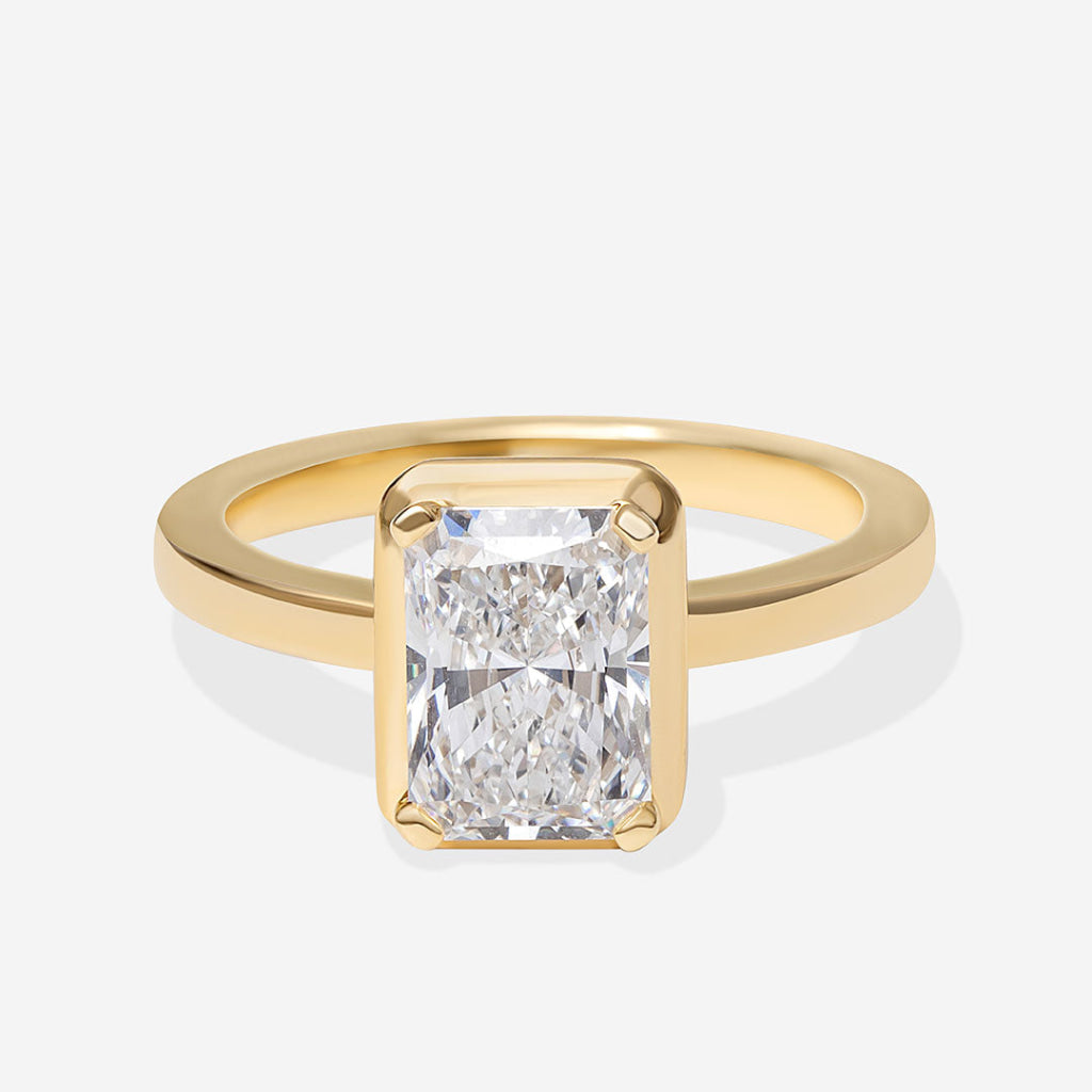 SIMONE 2ct | Radiant Solitaire Lab Grown Diamond Engagement