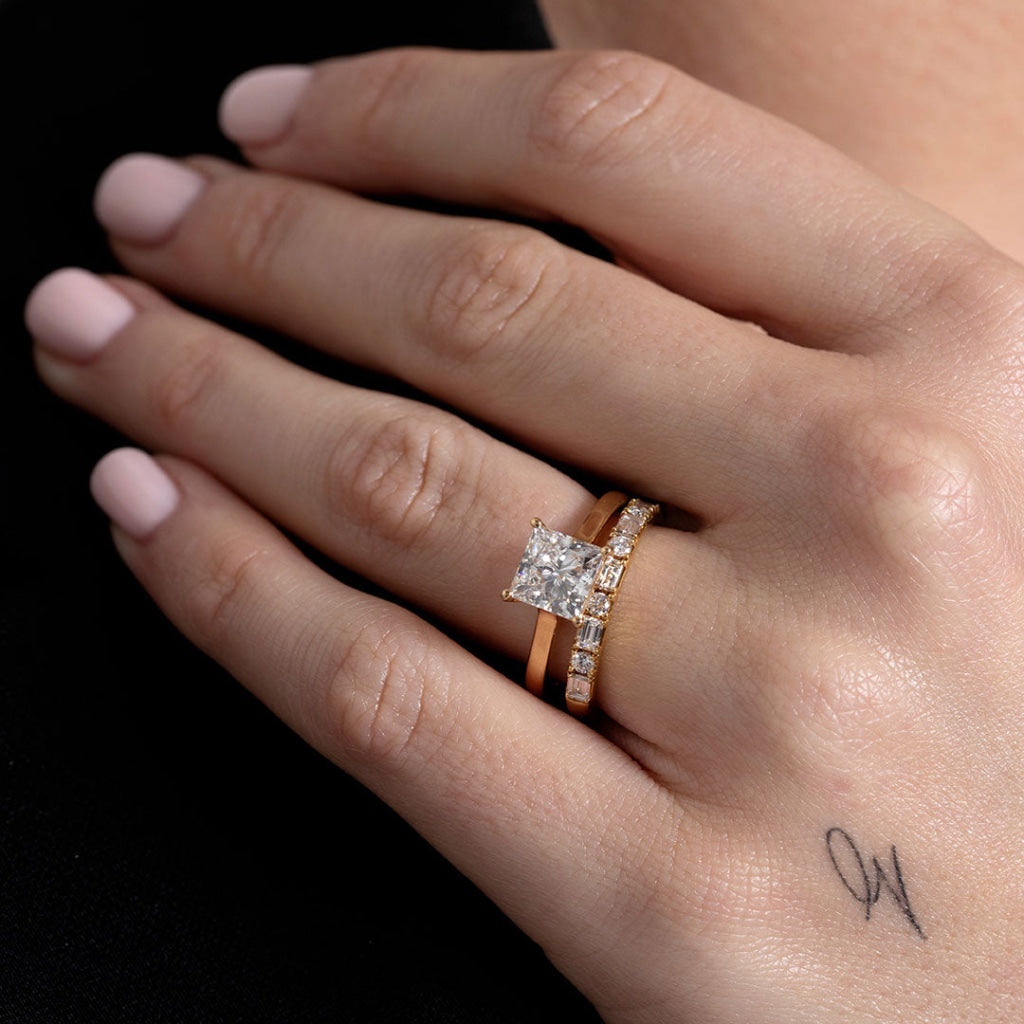 SKELLIG | Princess Solitaire Lab Grown Diamond Engagement