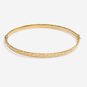 Snakeskin Bangle | 9ct Gold