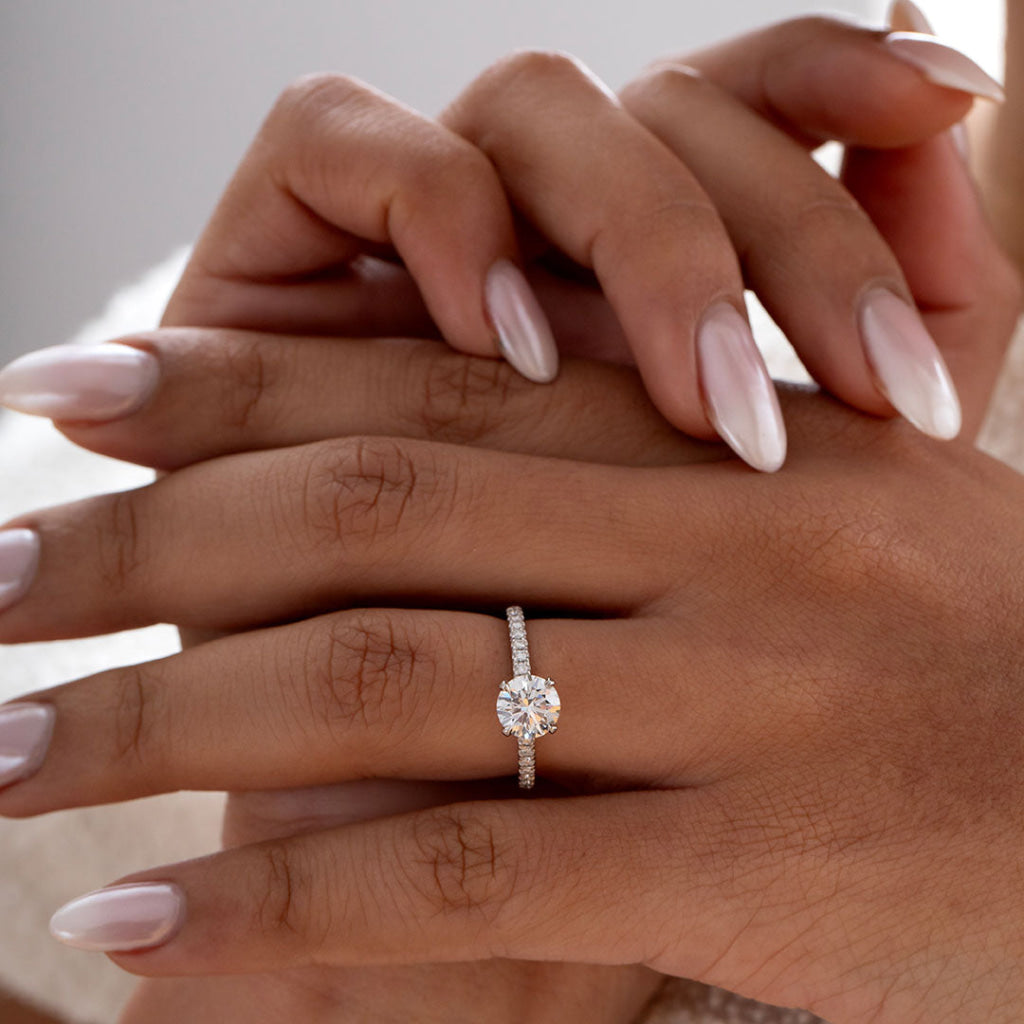 SOLAR Platinum | Diamond Engagement Ring Lab Grown - Rings