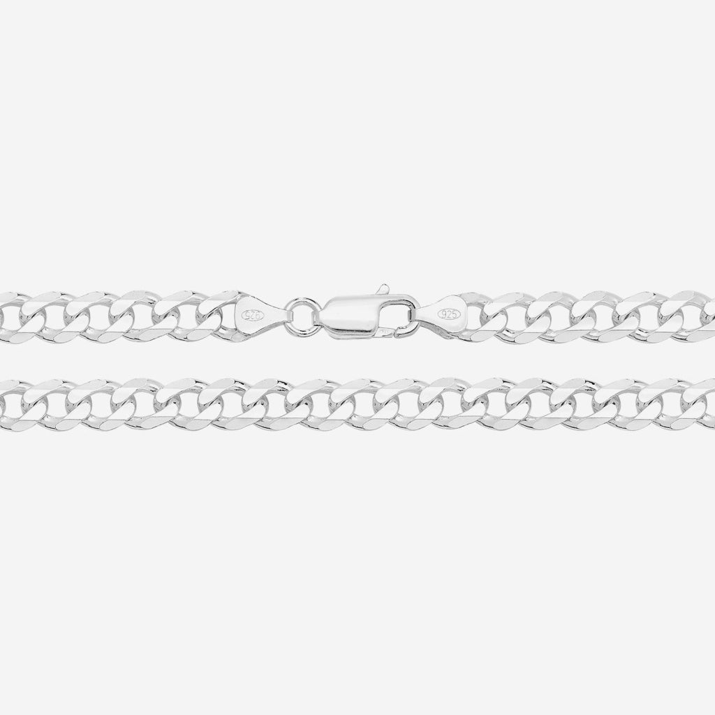 Solid Curb Chain | Sterling Silver