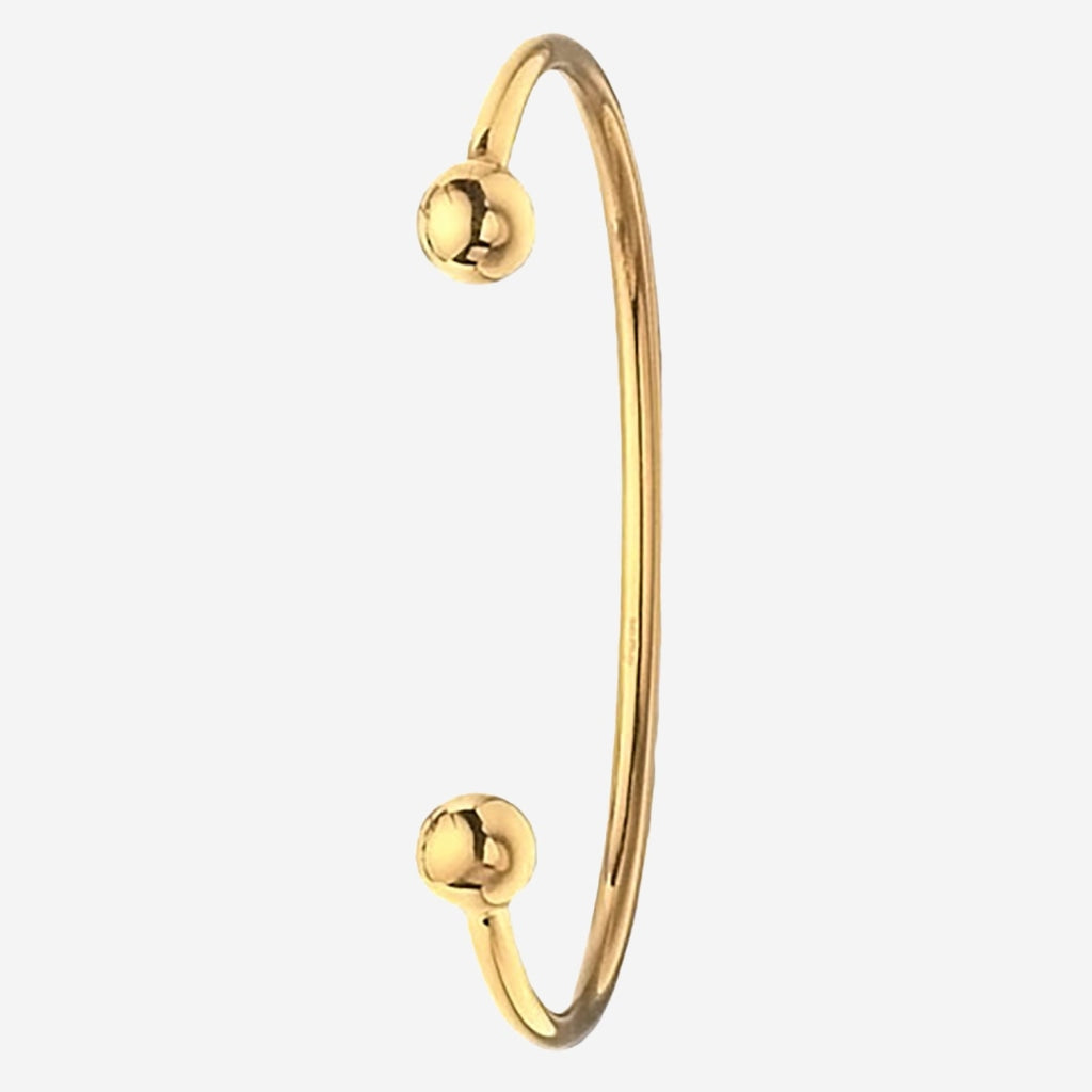 Solid Torc Bangle | 9ct Gold