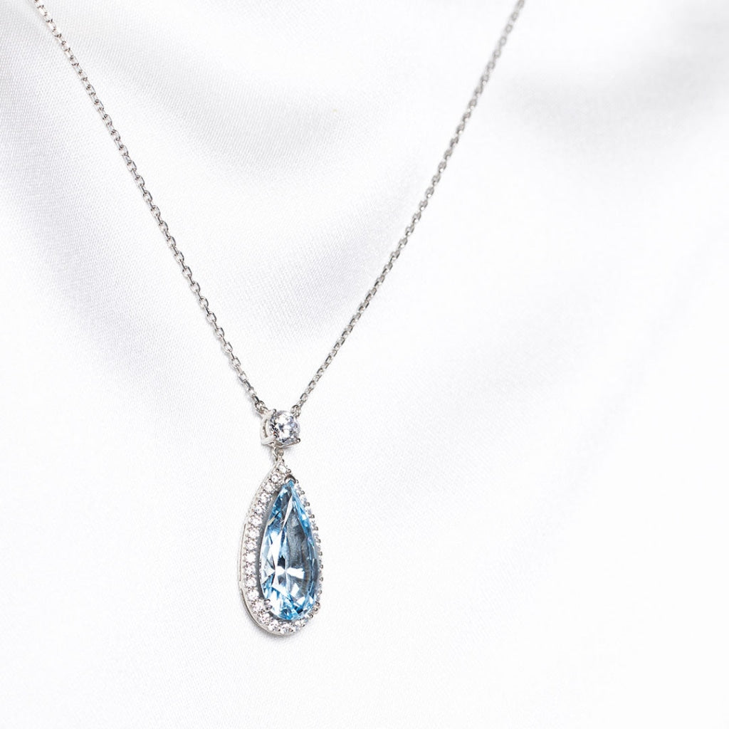 Something Blue Necklace | Sterling Silver