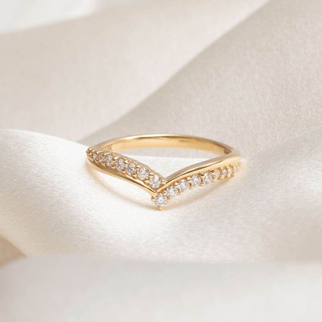 SONATA | Diamond Wedding Ring in 18ct Gold - Rings