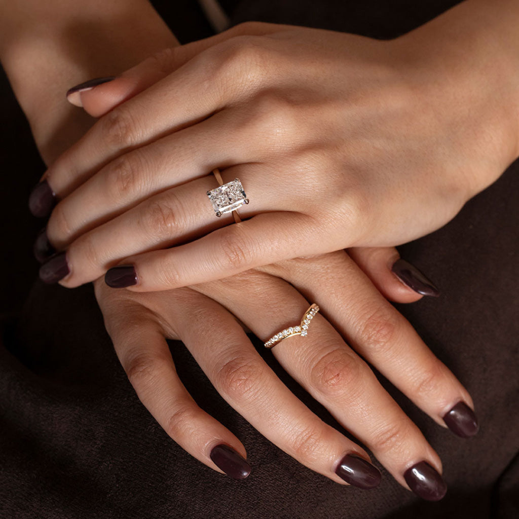 SONATA | Diamond Wedding Ring in 18ct Gold - Rings