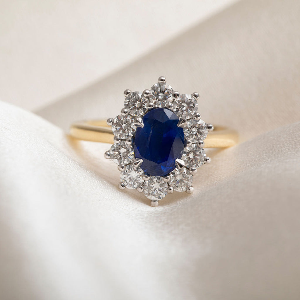 SOPHIA | Diamond & Sapphire Ring - Rings