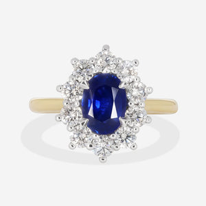 SOPHIA | Diamond & Sapphire Ring