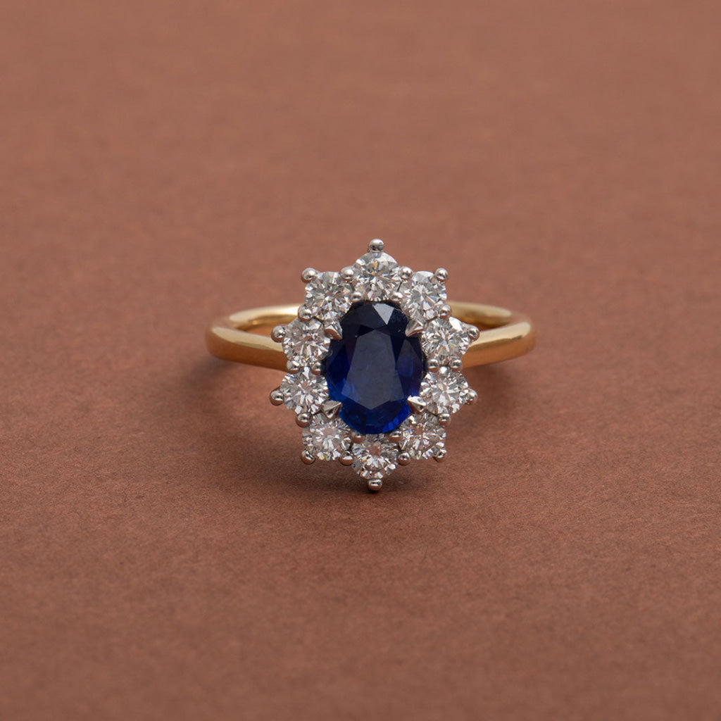 SOPHIA | Diamond & Sapphire Ring - Rings