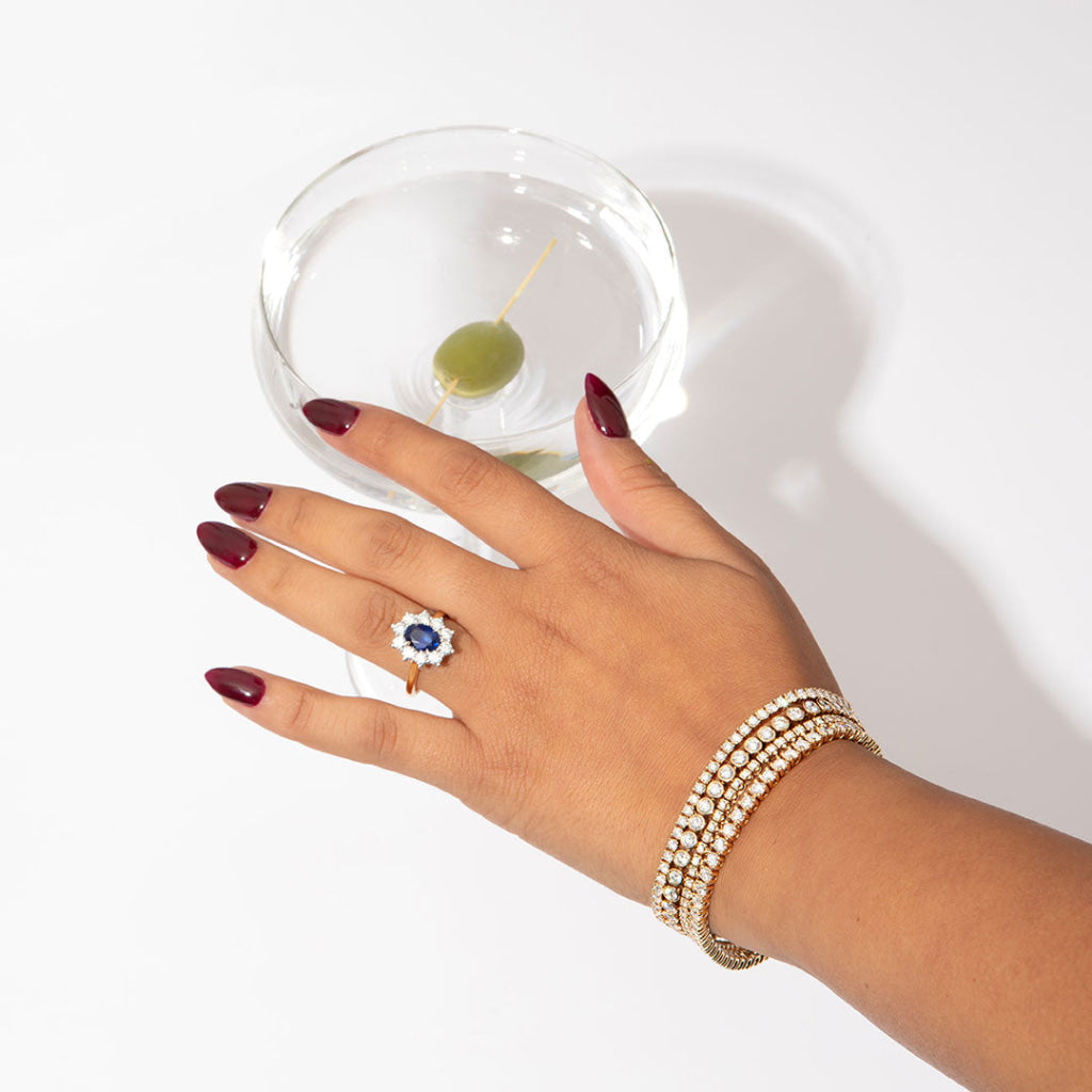 SOPHIA | Diamond & Sapphire Ring - Rings