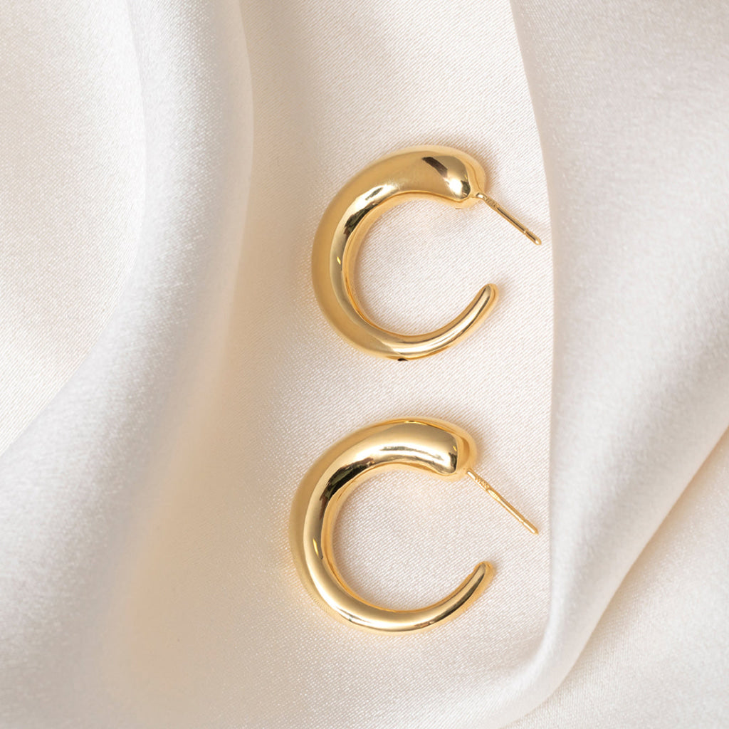 Sora Hoop Earrings | 14ct Gold