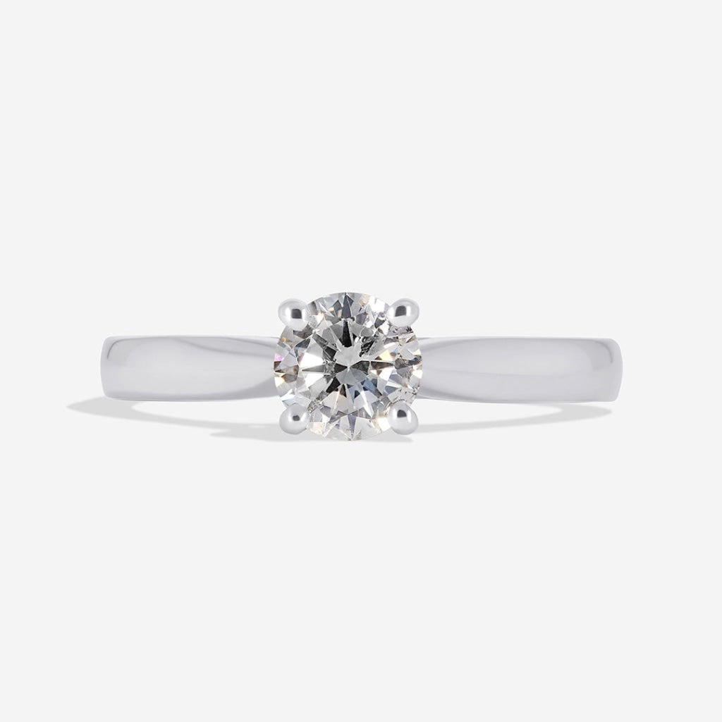 Sorcha Platinum Round Engagement Ring