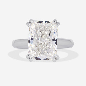 SORRENTO 5ct | Radiant Solitaire Lab Grown Diamond Engagement Ring in Platinum