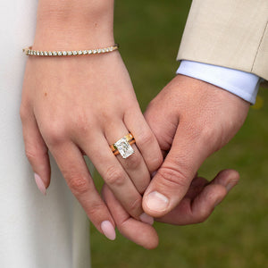 SORRENTO 5ct | Radiant Solitaire Lab Grown Diamond Engagement Ring in 18ct Gold