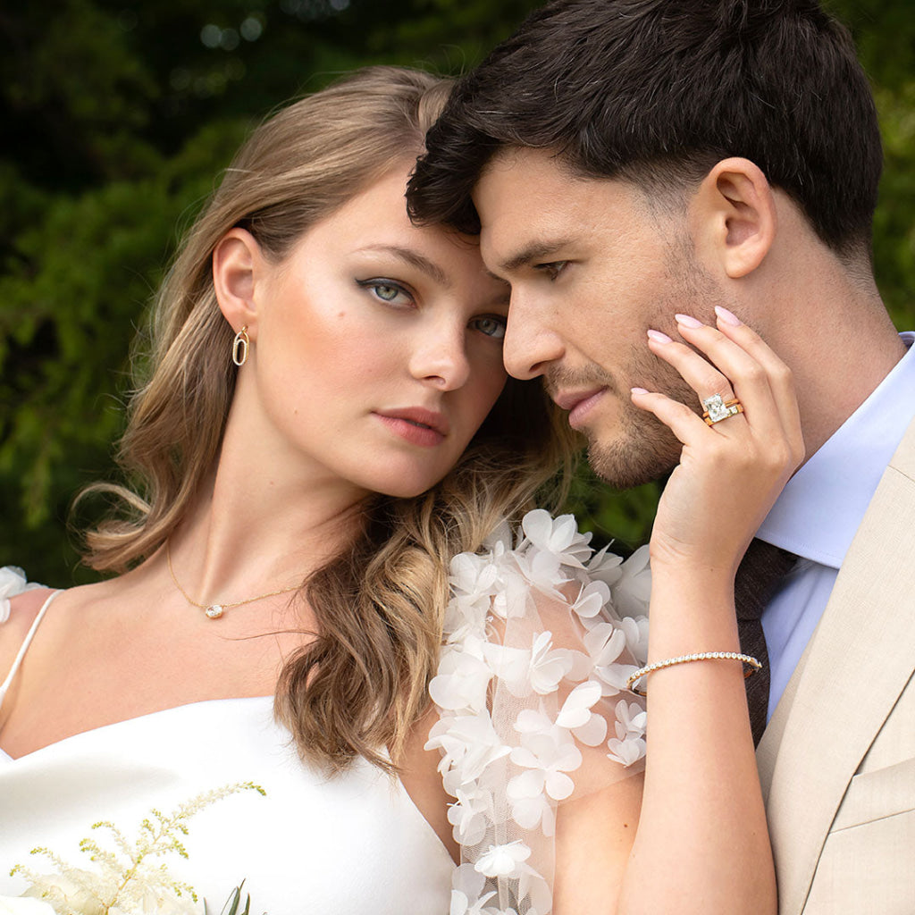 SORRENTO | Radiant Cut Solitaire Lab Diamond Set in 18ct