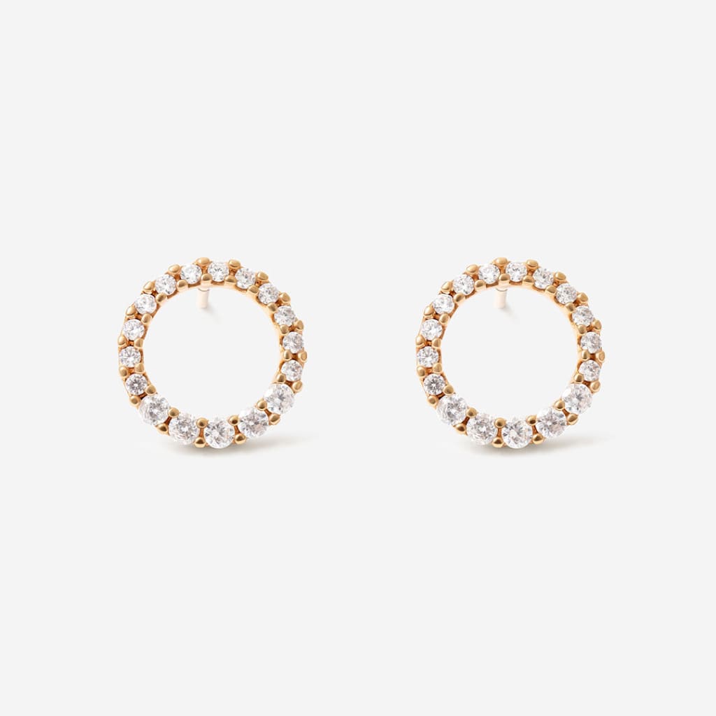 Sparkle of Joy Earrings | 9ct Gold