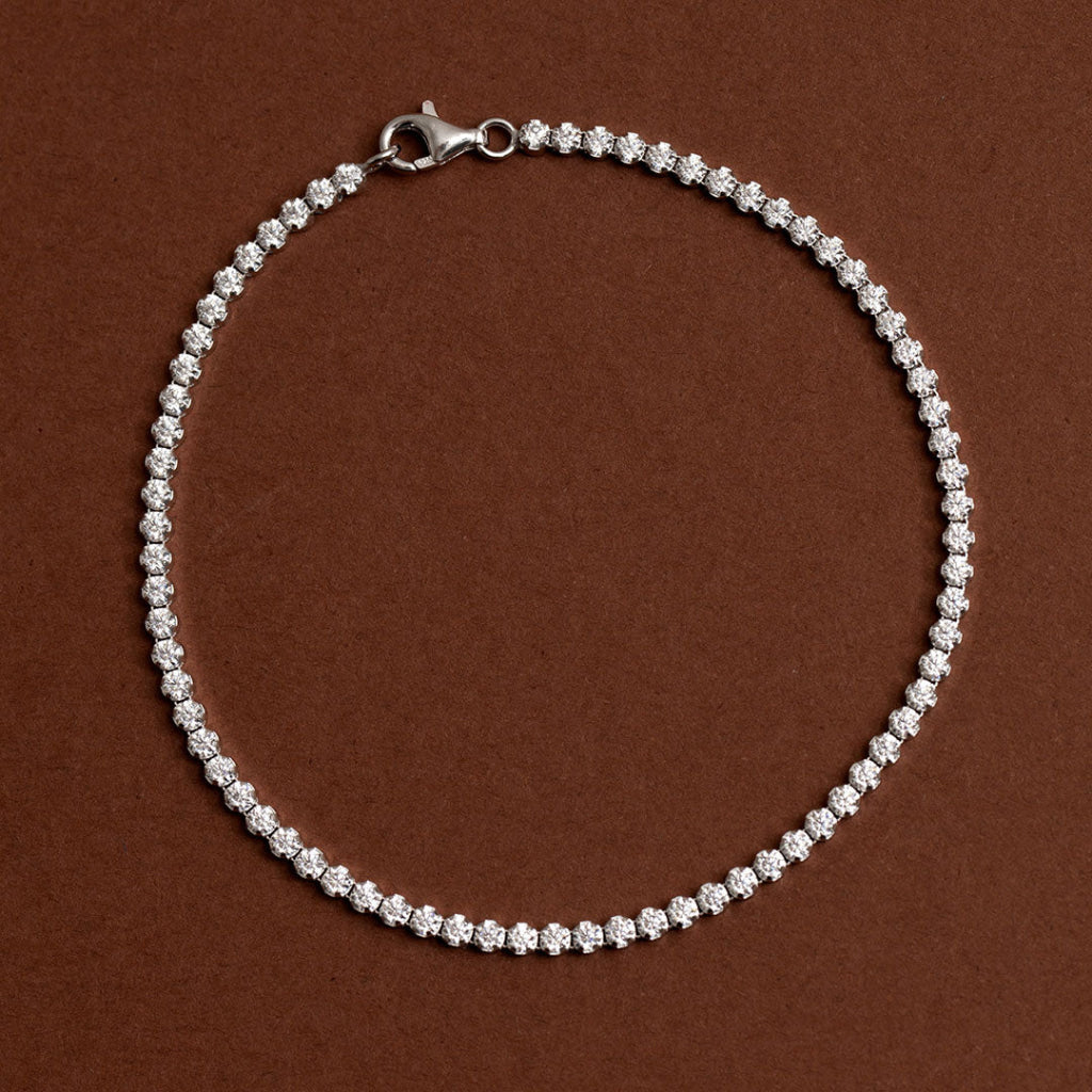 Sparkle Line Bracelet | Sterling Silver - Bracelet