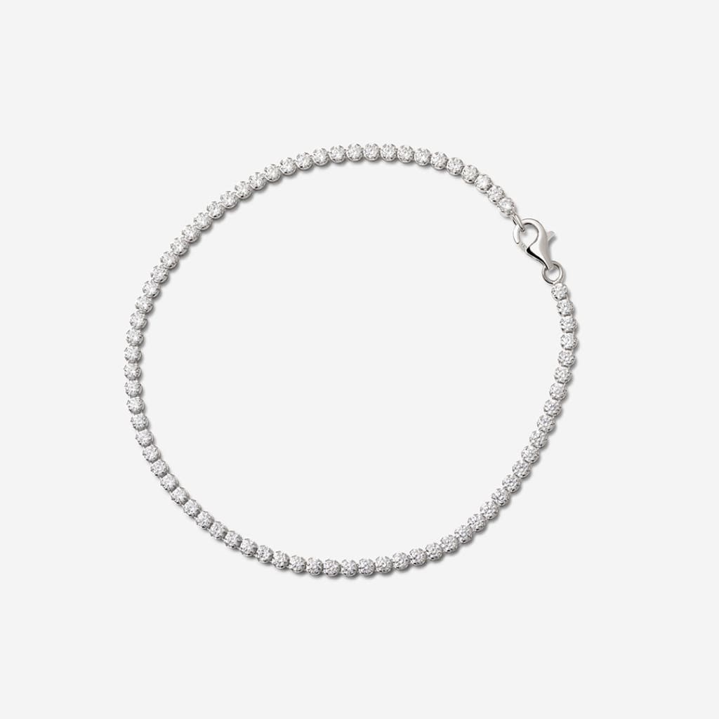 Sparkle Line Bracelet | Sterling Silver