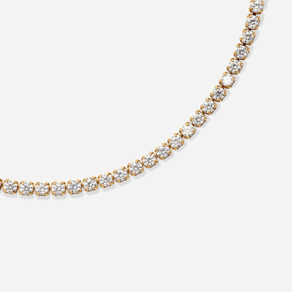 Sparkle Line Tennis Bracelet | 9ct Gold - Bracelet