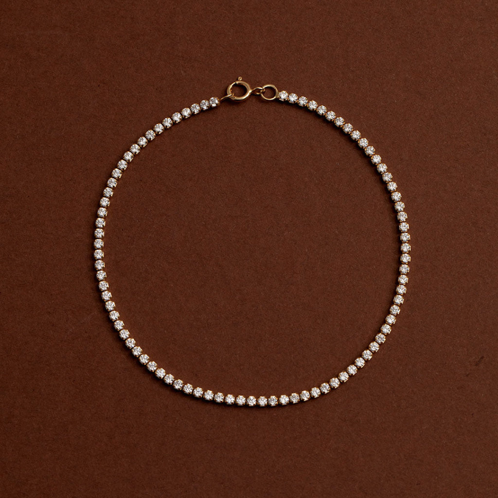 Sparkle Line Tennis Bracelet | 9ct Gold - Bracelet