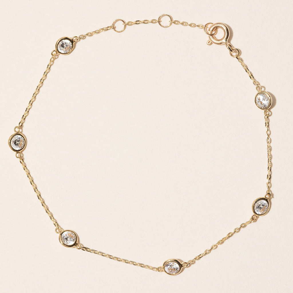 Sparkling Drops Bracelet | 9ct Gold